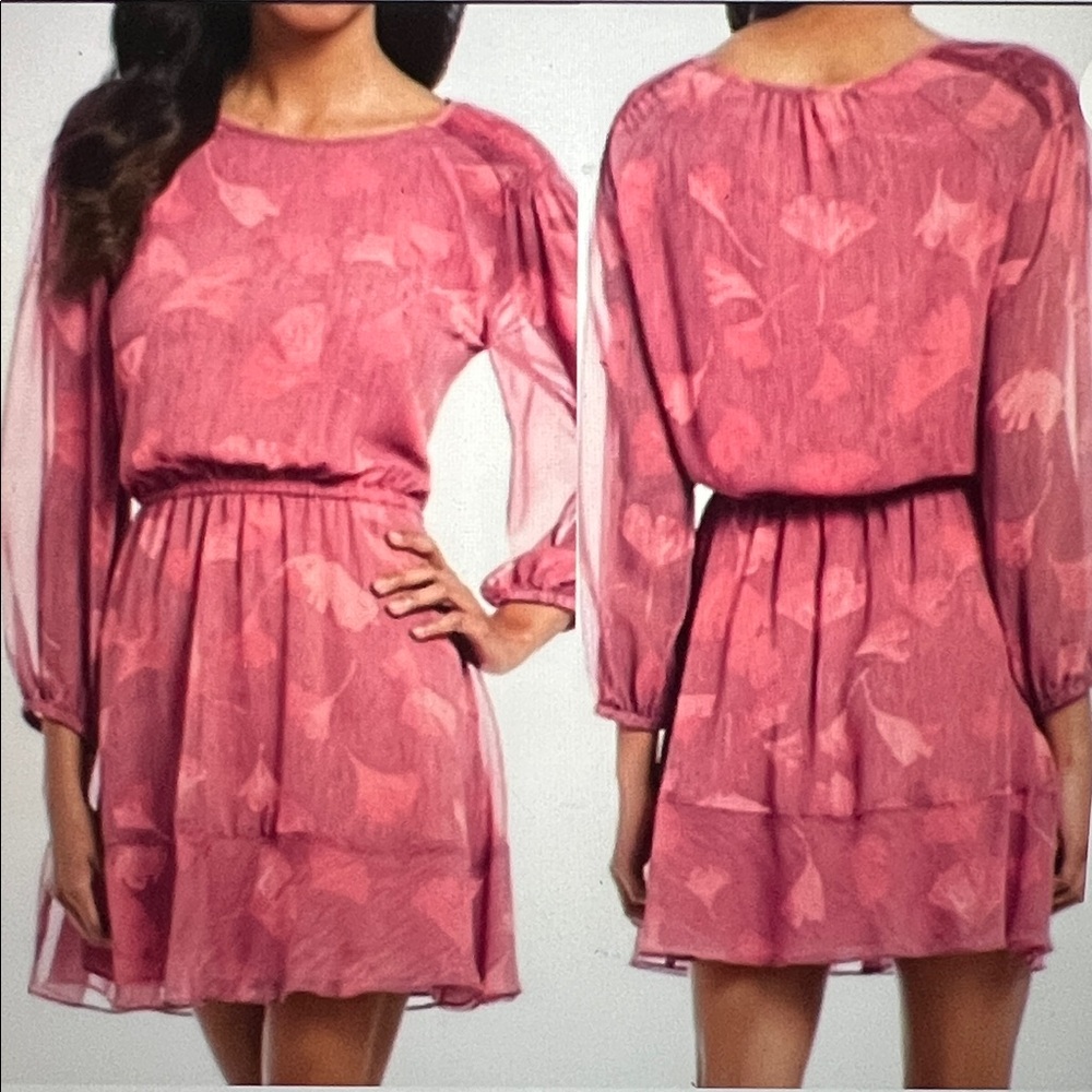 H by Halston Red Floral Dress
